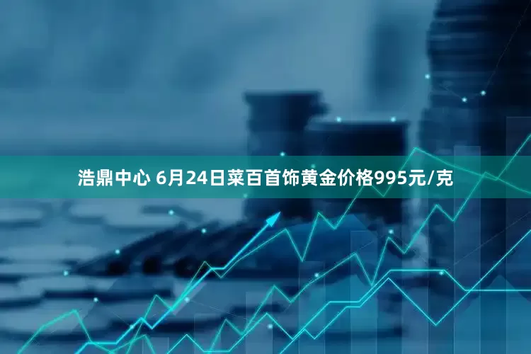 浩鼎中心 6月24日菜百首饰黄金价格995元/克