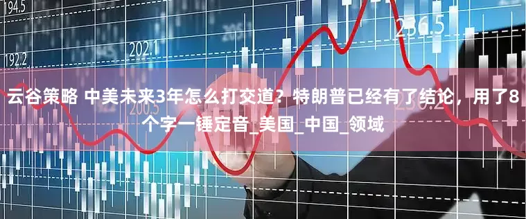 云谷策略 中美未来3年怎么打交道？特朗普已经有了结论，用了8个字一锤定音_美国_中国_领域